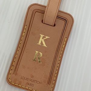 Authentic Louis Vuitton Luggage Tag